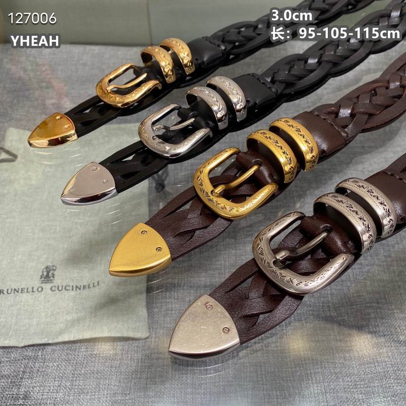 Brunello Cucinelli belt 30mmX95-105-115cm 8L03